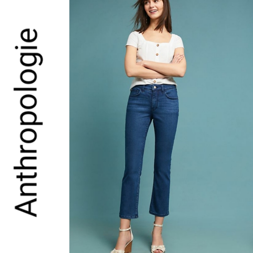 Anthropologie High-Rise Bootcut Jeans